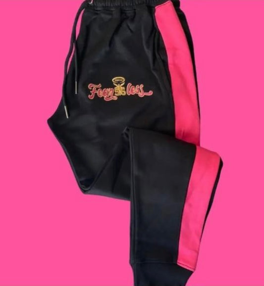 Pink/Black Fear56less Track Pants